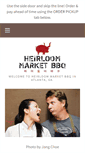 Mobile Screenshot of heirloommarketbbq.com